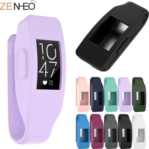 New Universal Steel Protective Case with Protective Clip Protective Silicone Case for Fitbit Inspire /Inspire HR