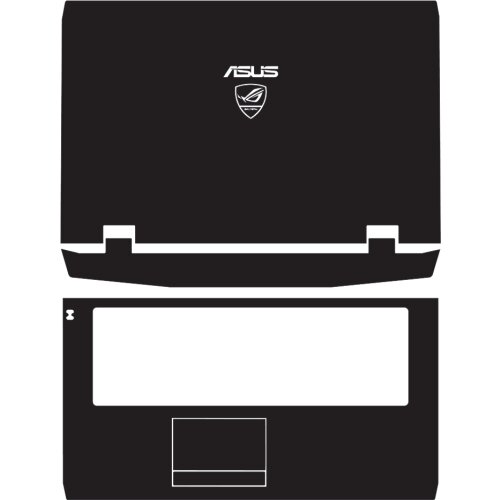 Laptop Carbon fiber Vinyl Skin Sticker Cover For ASUS G73 G73JW G73JH G73SW 17.3-inch