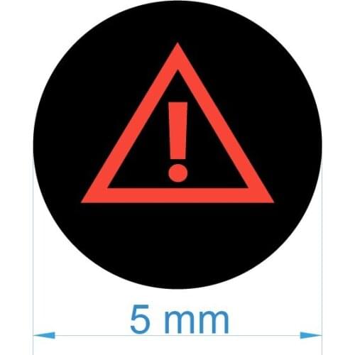 5000 pcs 5 mm Screw Hole Tamper Evident Warranty Void Destructive Paper Stickers V31