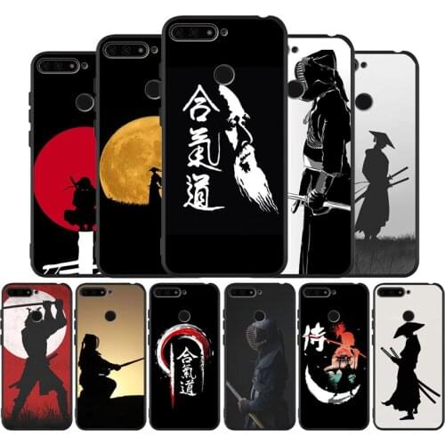 Japan aikido Judo black Silicone Phone Case For Huawei honor 30 8 8X 9 10 10 Lite 20 Mate 10 20 30 Lite Pro cover