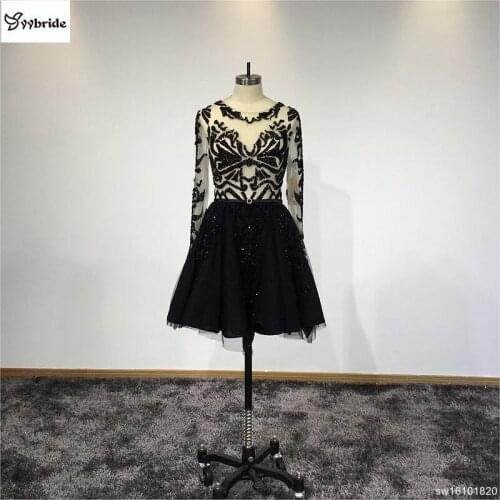 Женские платья с длинным рукавом YYBRIDE China At AliExpress