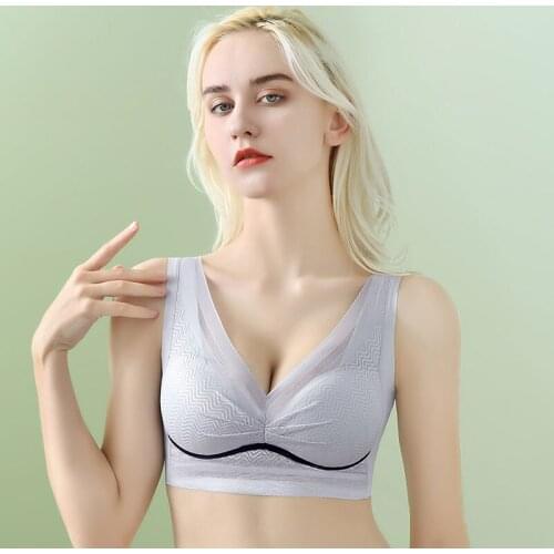 Plus Size Bras For Women Push Up Bra Womens Underwear Wireless Brassiere Woman Clothing Breathable Thin Bralette Sexy Active