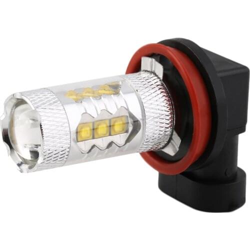 1PC White Light H8 High Power 80W LED 1920LM Car Fog Driving Lights DRL Head Bulb Free Shipping