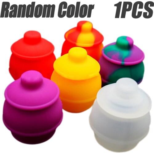 1pc Silicone Container 35ml Silicone Containers Jars Wax Concentrate Honey Pots 55*55*45mm
