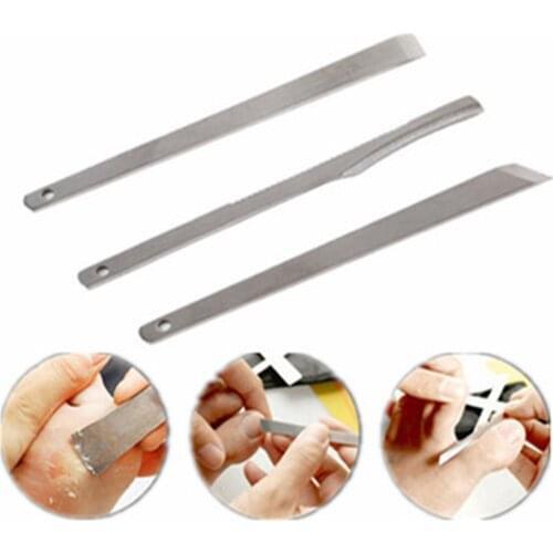3Pcs Stainless Steel Nail Toe Pedicure Knife Tools For Ingrown Callus Cuticle