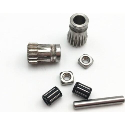 Funssor Prusa i3 MK3 3D Printer Extrusion Wheel Cloned Btech Dual Gears DIY Prusa 3D Printer