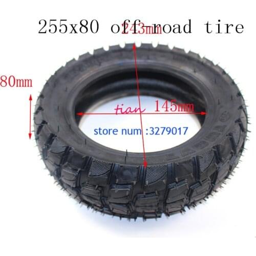 5pcs All terrain tire 10 inch air chamber tire 10x3.0-6 80/65-6 255x80 for zero 10x electric motorcycle tire