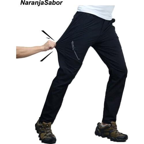 NaranjaSabor 2020 Summer Quick Dry Mens Trousers Casual Mens Pants Breathable Waterproof Army Pants Mens Brand Clothing 7XL 8XL