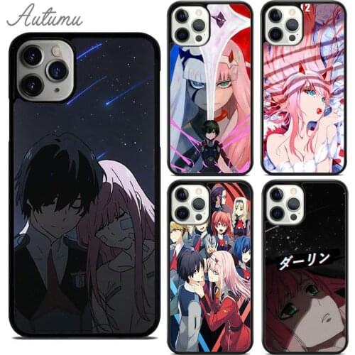 Darling in the Franxx Comics Phone Case for iPhone 11 12 Pro Max mini X XR XS SE 2020 5 6S 7 8 Plus Galaxy S8 S9 S10 Cover shell