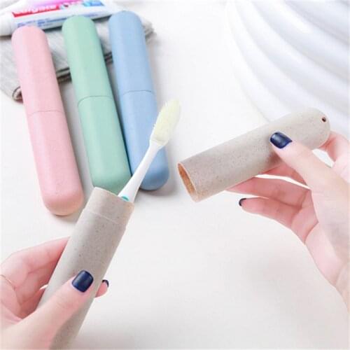 Toothbrush Tube Cover Case Cap Fashion Plastic Suitcase Holder Baggage Boarding Portable Packing organizer Travel Accessories