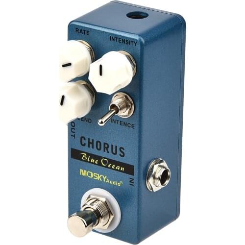 Moskyaudio Chorus Guitar Effects Guitar Pedal Effect Mini Blue Ocean Guitar Effect Pedal True Bypass Full Metal Shell board