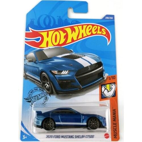 Hot Wheels 1:64 2020 FORD MUSTANG SHELBY GT500 Edition Metal Diecast Model Cars Kids Toys Gift