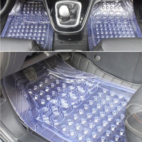 5PCS Suction Cup Car Floor Mats Fit For Most of 5 Seats Cars Anti-Slip Mat Car Floor Mats Car Styling Floor Mats Accessories