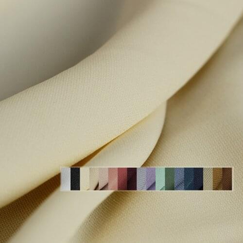 Red Raspberry Pure Colour Little Elastic Caddy Fabrics Garment Materials Spring Women Shirts Dress DIY Sewing Cloth Freeshipping