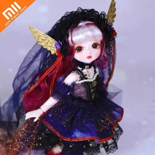 Xiaomi 30cm BJD Mini Doll 28 Movable Joint Cute Dress Up Exquisite Makeup Can Change Makeup DIY Toy Doll Christmas Gift for Girl