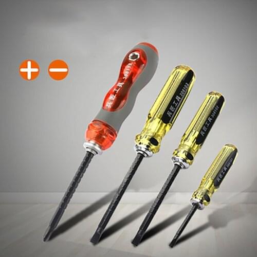 Telescopic screwdriver repair tool kit Double-end slotted double-headed Phillips screwdriver Magnetic screwdriver Household hand