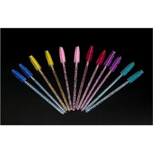 By dhl 100bags 50pcs/bag Eyelash Brushes Soft Head For Eyelashes Eyebrow Mascara Wand Microbrush brushes Makeup Brushes