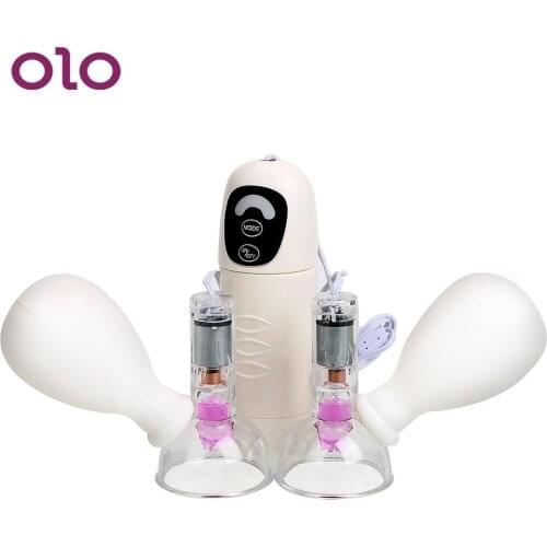 OLO Adult Games Role Play Clit Vibrators Nipple Suckers Breast Labia Massage Sex Toys For Couple Sex Product