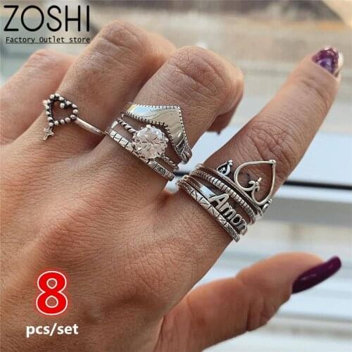ZOSHI Antique Rings