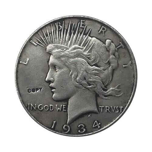 1934-S Peace Dollar COIN COPY