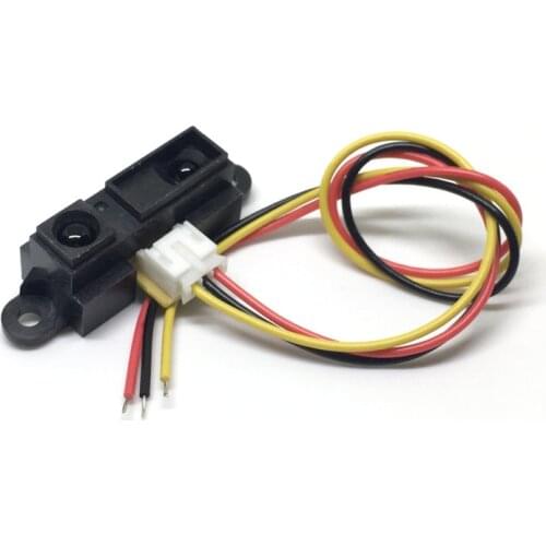 2pcs/lot GP2Y0A21YK0F Sharp IR Analog Sensor With 10CM-80CM Cable Distance Measuring Detecting Module For Arduino RC Toy