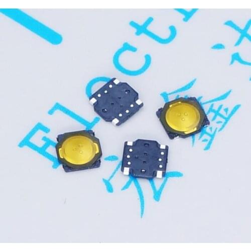 300pcs micro Switch 3.7*3.7*0.35 membrane switch touch switch button switch mini 4-pin SMD