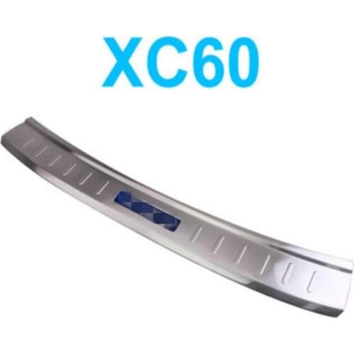Car-external covers stainless steel rear bumper Protector Sill fit 2014-2017 for Volvo XC60 car parts Car styling parts
