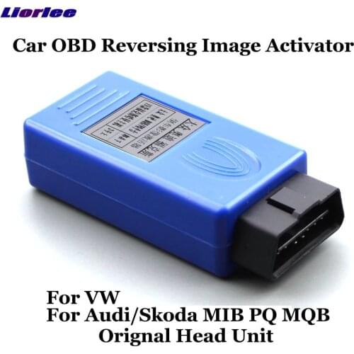 AUTO OBD Reversing Image Activator Decoder For Audi For Skoda For VW MIB/MQB/PQ Orignal Car Reverse Camera Switch Adapter