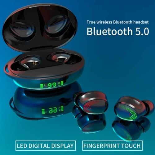 K1 TWS Wireless Earphones Bluetooth 5.0 Headphones Noise Reduction Lossless Sound Mini Earbuds With Digital Display Earpieces