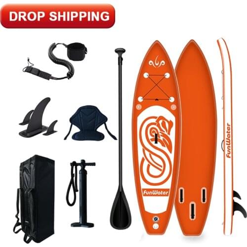 FUNWATER drop shipping sup paddle board custom sup board stand up paddle inflatable paddle boards water sporting