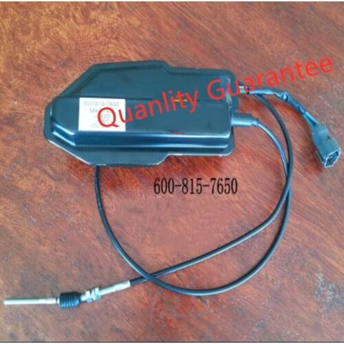 600-815-7650 Engine Stop Motor for Komatsu WA450-3 WA470-3 Engine 6D95 S6D125