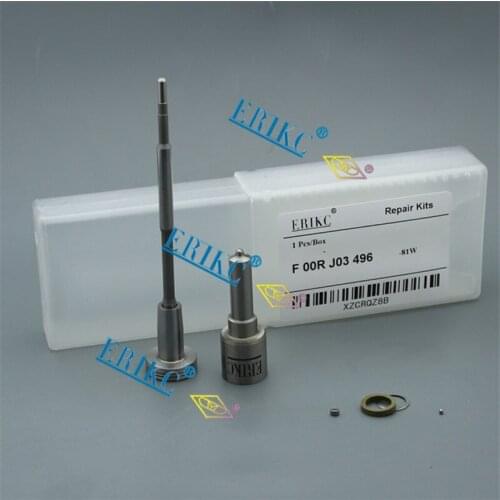 ERIKC 0445120165 Overhaul Repair Kits F00RJ03496 Auto Fuel Injector F 00R J03 496 Nozzle Repair Kit F00R J03 496 for 0445120291