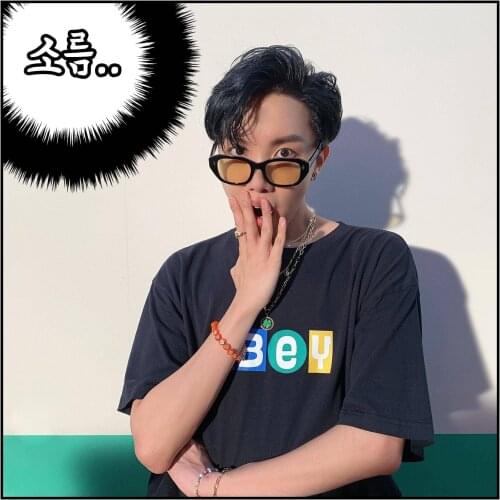 Kpop Jhope style Bangtan Boys T-shirt Korean short sleeve casual hip-hop short sleeve top 2020 new album DYNAMITE