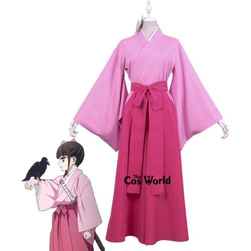 Demon Slayer: Kimetsu no Yaiba Tsuyuri Kanawo Kimono Outfit Anime Cosplay Costumes
