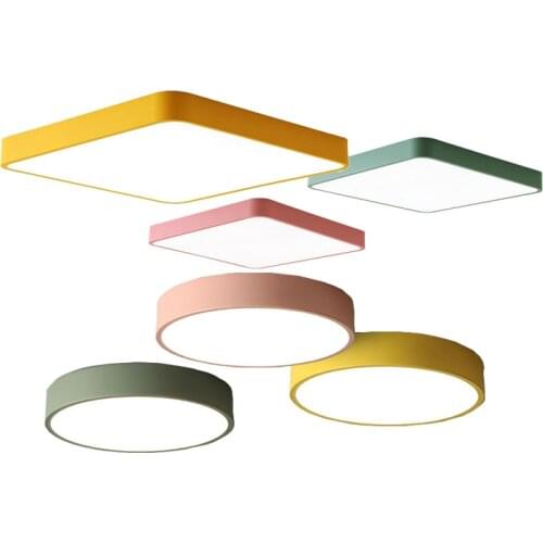 Round /square ultra-thin LED ceiling lighting 15W 27W 36W 48W 64W lamps the living room Ceiling lights lamp high 5cm