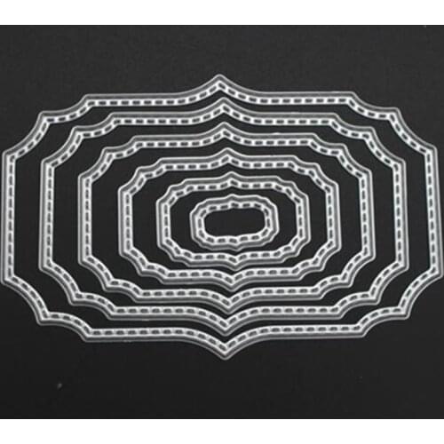 YLCD123 Frame Metal Cutting Dies For Scrapbooking Stencils DIY Cards Album Decoration Embossing Folder Die Cutter Template Mold