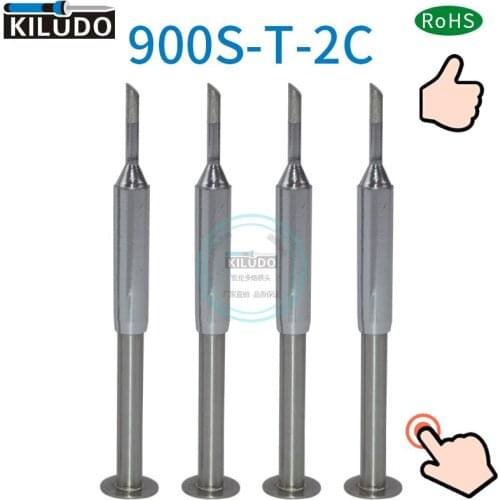 Kiludo 2pcs 900S-T-2C soldering Tip for hakko 936 937 Soldering station and Soldering iron