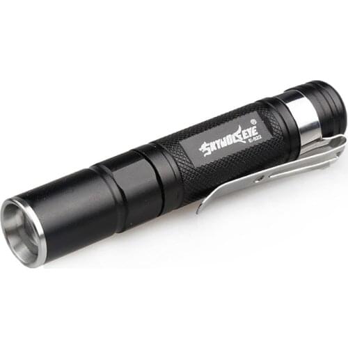 2021 New Waterproof 2000LM Pocket LED Flashlight 1 Mode Zoomable LED Torch Mini Penlight