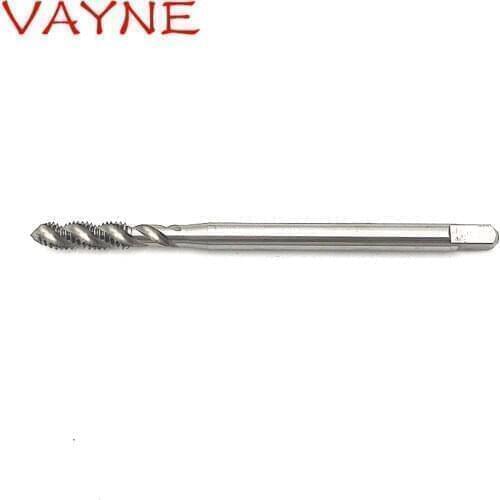 HSSE Long Shank 80MM Spiral Fluted tap M1.4X0.3 M1.6X0.35 M2 M2.5 X0.4 M3X0.5 M4X0.7 M5X0.8 M6 Metric Machine Screw Thread taps