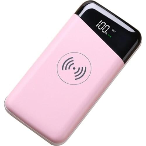 Portable Charger 10000mAh Power Bank 5V/1A Fast Charging Fully Compatible Battery Pack Dual-input &Tri-output Cell Phone