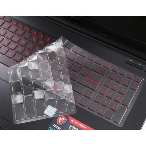 Clear Transparent TPU Keyboard Guard Cover Protector For MSI GV62 GT63 GL63 GE75 GF75 GS75 GP75 GT76 GL73 GL65 GP65 GE65 GL75