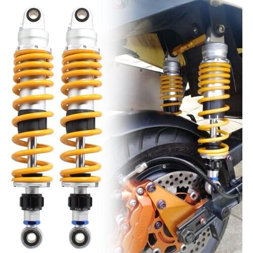 330mm Adjustable Air Shock Absorber Damper Moto Golden Rear Suspension For Harley Honda Yamaha Kawasaki Suzuki ATV Quad Off-Road