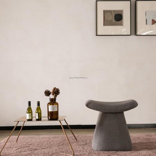 A Boat Of Nordic Creative Shoes Changing Stool Modern Little Red Book Net Red Pedal Bedroom Cashmere Makeup Chair