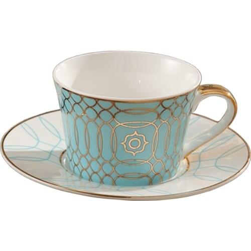Top Grade Nordic Bone China Coffee Cup Creative European Tea Cup Set And Saucer Home Party Afternoon Tea Teacup Porcelain Nice G