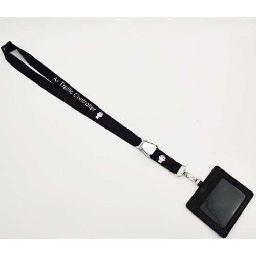 Air Traffic Controller Lanyard Fly Safe Plane Neck Ribbon Cord Couples Women Men Boyfriend Husband Pilot Flight Attendant Gift