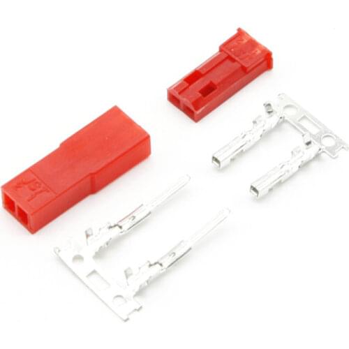10sets 2.54mm JST SYP 2-Pin Female & Male Red Plug Housing Crimp Terminal Connector Kit