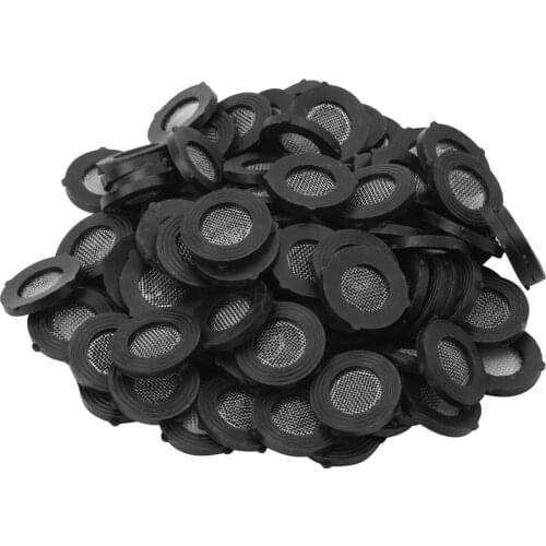 100 O-Ring Gaskets Garden Irrigation Hose Washers Self Locking Seals Durable Stainless Steel Rubber Ring Tab for Bathroom Faucet