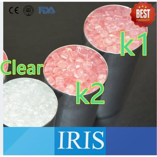 2KG K1 K2 K3 Clear Fully Transparent Valplast Flexible Acrylic Resin Particle Dental Lab Materials Granules for Partial Dentures