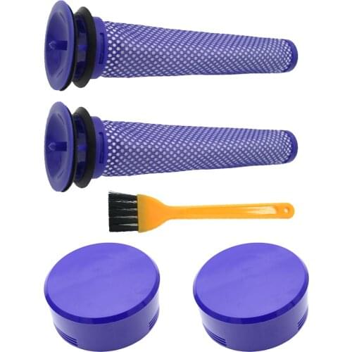 2 Pack Pre-Filters and 2 Pack HEPA Post-Filters Replacements Compatible for Dyson V8 and V7 Cordless Vacuum Cleaners