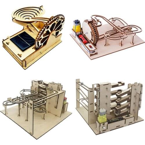 Adult 3D Puzzle Model Building Educational Toys DIY Handmade Wooden Trackball Assembling Childrens Interactive Toy Gift